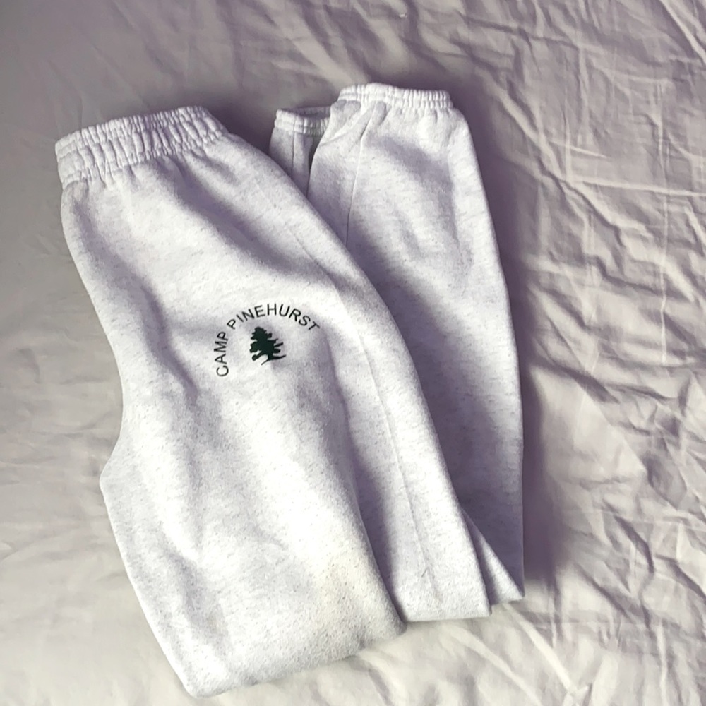 Whiteish grey large lounge pants